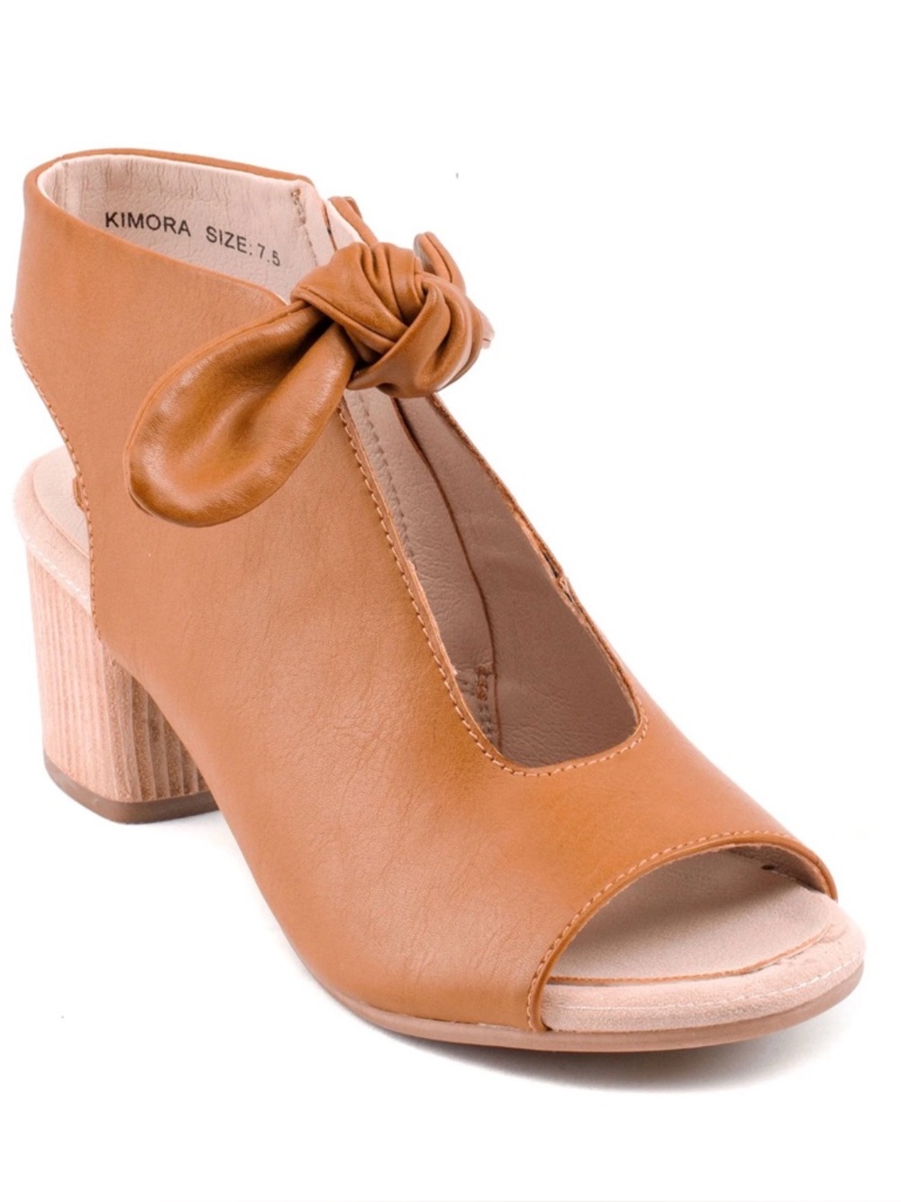 Good Choice Kimora Bow Block Heel Booties - Size 8 (NIB)